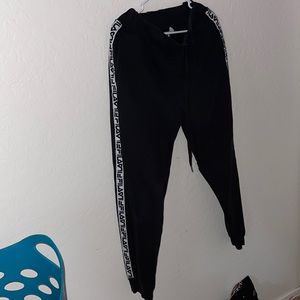 Black FILA sweats/ joggers Extra Large size